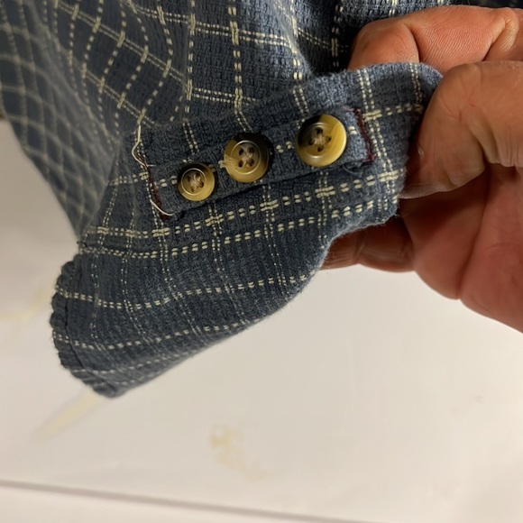 Vintage the territory ahead blue and white checkered shirt - Picture 5 of 6